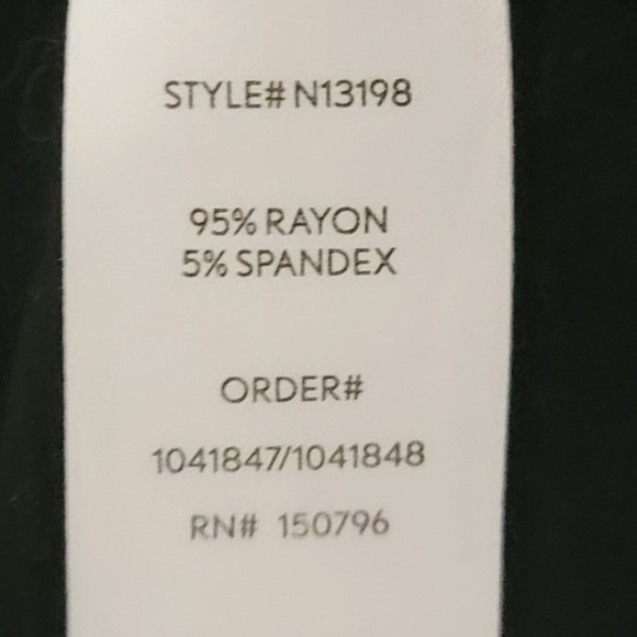 M Charlotte Russe grommet collar cut out tee short sleeve v tail black goth - Picture 10 of 10